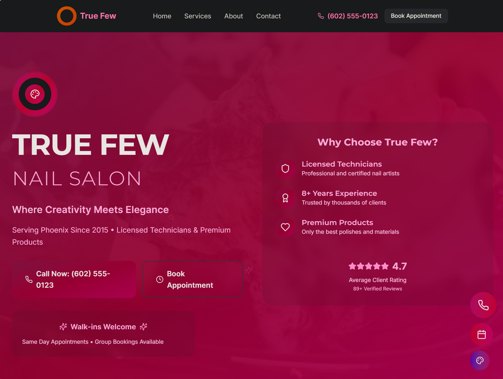 True Few Nail Salon screenshot